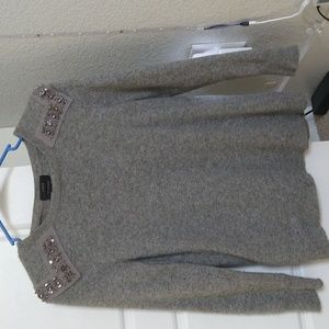 J. Crew Gray Cashmere Sweater